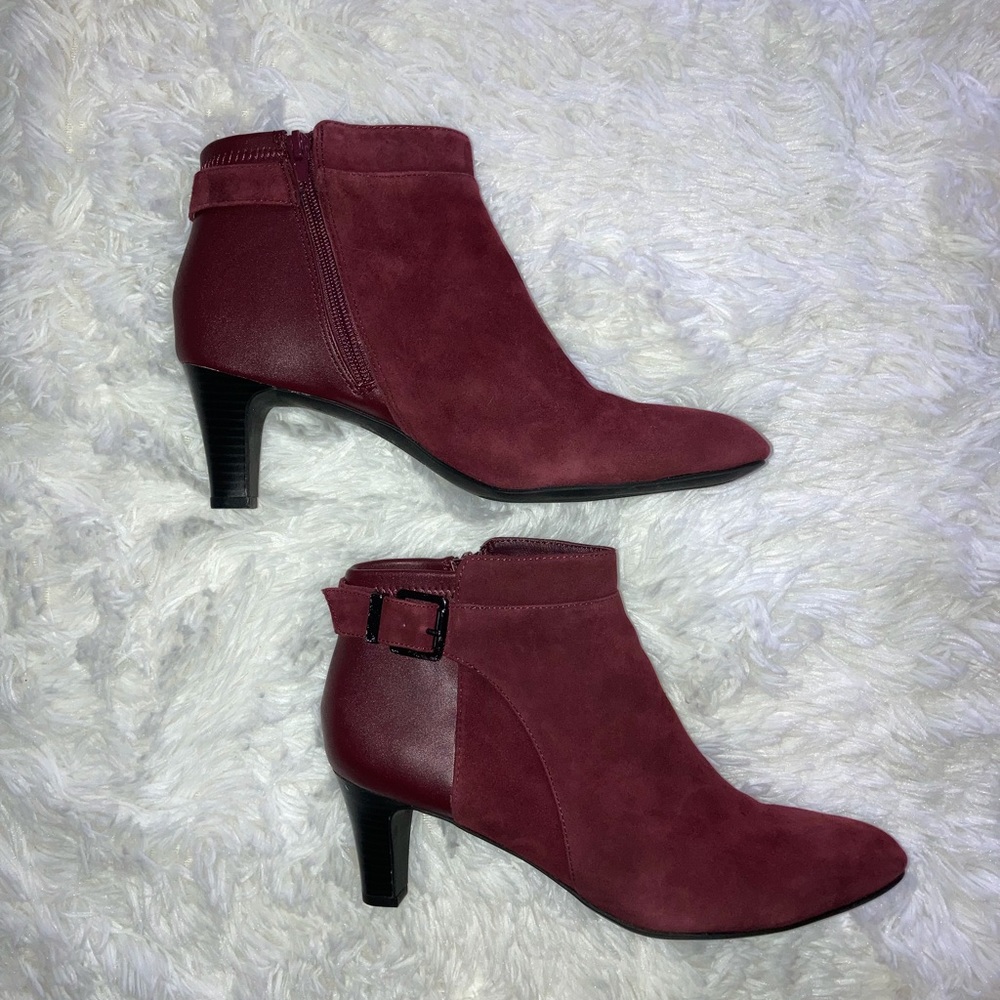 Alfani Viollet Mulberry Step N Flex booties